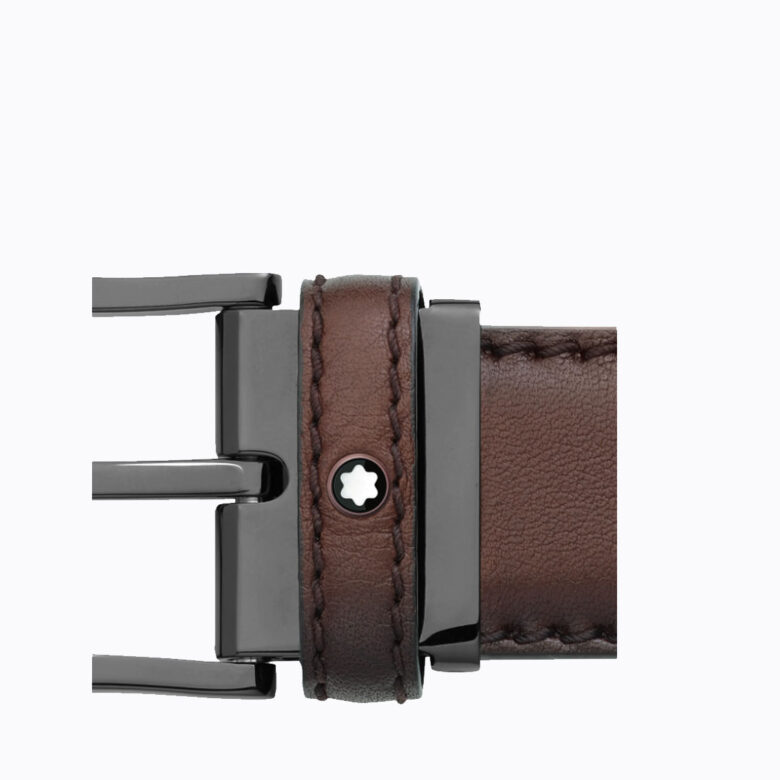 Cinturón de Piel Marrón 35 mm 126038